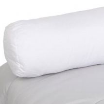 Traversin ferme et confort - Blanc - 140 cm - Polyester/Coton - Home Maison