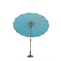 Parasol - - Effet parapluie composé de 16 baleines - Bleu - Aluminium/Polyester - Home Maison