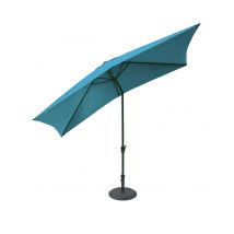 Parasol Centré et Inclinable 2 x 3 m - Bleu - Aluminium/Polyester - Home Maison