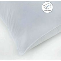 Oreiller Rectangulaire en Plumettes - Blanc - Coton - Home Maison
