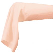 Taie de Traversin Unie en 100% Coton - Orange corail - Coton - Home Maison