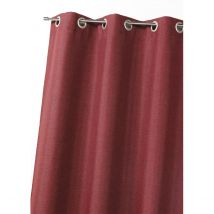Rideau en toile unie - Bordeaux - Polyester - Home Maison
