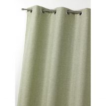 Rideau en toile unie - Vert tilleul - Polyester - Home Maison