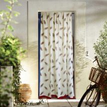 Rideau de Porte "Marseillais" Esprit Provençal - Ecru - Coton - Home Maison