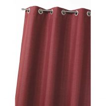Rideau d'ameublement 100 % occultant uni doublé - Bordeaux - Polyester/Occultant - Home Maison