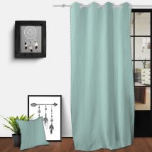 Rideau à œillets Spirit - Vert d'eau - Coton - Home Maison