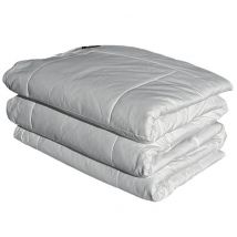 Couette Soie Hiver 380 g - Blanc - Coton - Home Maison