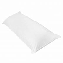 Traversin Rectangulaire Plat - Blanc - 180 cm - Coton - Home Maison