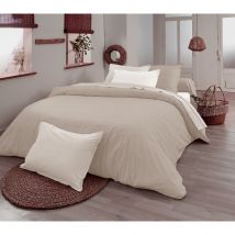 Taie de traversin en 100% coton biologique - Ficelle - 86x200 cm - Coton - Home Maison