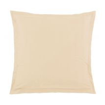 Taie d'oreiller en percale unie - Crème - Percale de coton - Home Maison