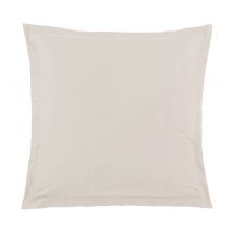 Taie d'oreiller en percale unie - Naturel - Percale de coton - Home Maison