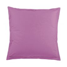 Taie d'Oreiller Unie en 100 % Coton - Violet parme - Coton - Home Maison
