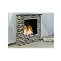 STONE ANTIK 250 - Biocamino Freestanding Da Pavimento A Bioetanolo
