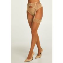 Hunkemöller 2 paar Stockings 15 Denier Lace Beige