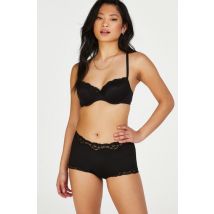 Hunkemöller Secret Lace maxi rio briefs Black