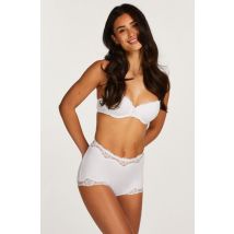 Hunkemöller Secret Lace maxi rio briefs White