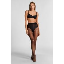Hunkemöller Pantys 15 Denier Lunares Anti Carrera Negro