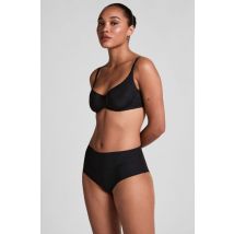 Hunkemöller Slip brésilien taille haute Invisible Noir