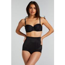 Hunkemöller Culotte taille haute avec gaine sculptante en dentelle scuba Noir