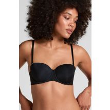 Hunkemöller Soutien-gorge à armatures préformé sans bretelles Jane Noir