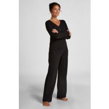 Hunkemöller Pantalon de pyjama Pointelle Noir
