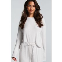 Hunkemöller Haut de pyjama à manches longues Beige