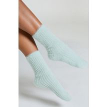 Hunkemöller Chaussettes duveteuses Liv Vert
