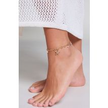 Hunkemöller Bracelet de cheville étoile de mer Jaune