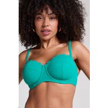 Hunkemöller Haut de bikini sans bretelles préformé à armatures Scallop Taille E + Vert