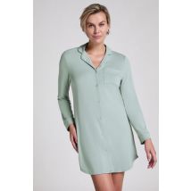 Hunkemöller Robe-chemise à manches longues en jersey Essential Vert