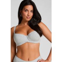 Hunkemöller Soutien-gorge à armatures rembourré en coton Gris