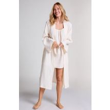 Hunkemöller Robe longue en mousseline Blanc