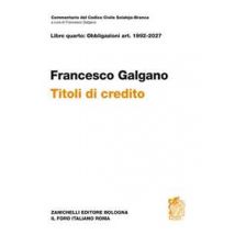 Libro quarto: obbligazioni Artt. 1992-2027. Titoli di credito