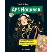 Art nouveau. Scratch & relax. Con bastoncino in bambù