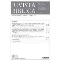 Rivista biblica (2020). Vol. 3