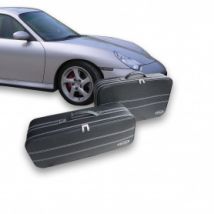 2 Valigie su misura per Porsche 996 in similpelle (per il vano bagagli anteriore)