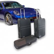 Maßgeschneiderte Lederkoffer für Porsche 992 (vorderer Kofferraum)