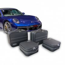 Porsche 992 tailor-made luggage in leather (rear seats)