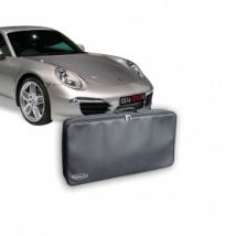 Maleta hecha a medida para Porsche 991 de cuero artificial y nylon (para la cubierta trasera)