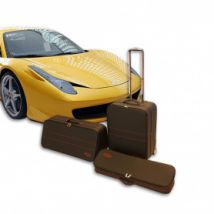 Ferrari 458 tailor-made luggage in leather (for the front luggage compartment)