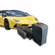 Baligie su misura per Lamborghini Aventador in pelle (per il vano bagagli anteriore + retro dei sedili)