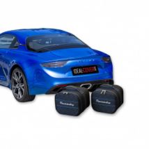 Maßgeschneiderte Alpine A110 Gepäckstücke aus Leder und Kunstleder (für den hinteren Kofferraum)