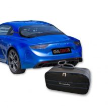 Maleta hecha a medida de cuero y cuero artificial para Alpine A110 (para el maletero trasero)