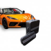 Corvette C8 Convertible tailor-made luggage in leather and leatherette (for the front luggage compartment)
