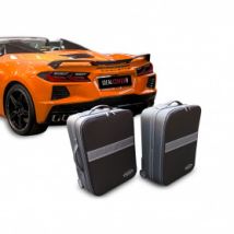 Corvette C8 Convertible tailor-made luggage in leather and leatherette (for the rear luggage compartment)