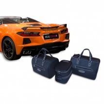 Corvette C8 Convertible tailor-made luggage in leather and leatherette (for the rear luggage compartment)