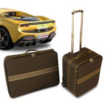 Tailor made leather luggage for the rear trunk of Ferrari 296 GTB and GTS