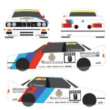 BMW E30 Warsteiner bespoke printed interior car cover - Luxor Printed indoor car cover