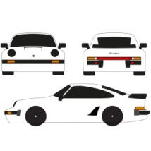 Copriauto su misura Porsche 911 - 930 Turbo interna stampata personalizzata - Luxor Printed