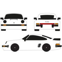 Copriauto su misura Porsche 911 - 930 WTL interna stampata personalizzata - Luxor Printed